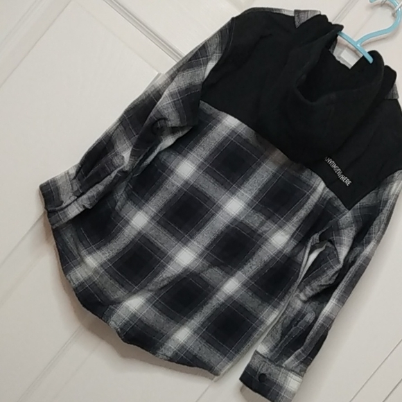 Zara Youth flannel with hoodie - Picture 5 of 11